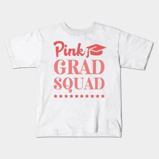 Pink Grad Squad Kids T-Shirt